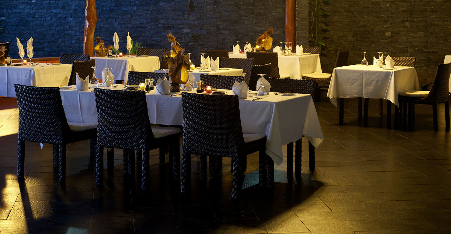 Enjoy French & Polynesian cuisine at Omai Restaurant