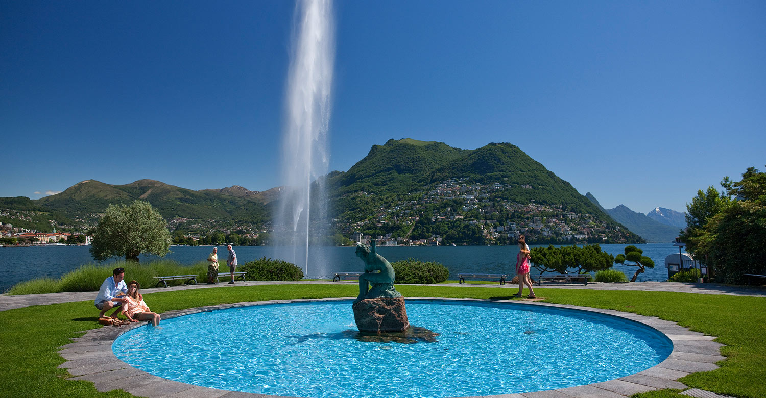 Spend a moment exploring Lugano's Swiss-Mediterranean landscape.