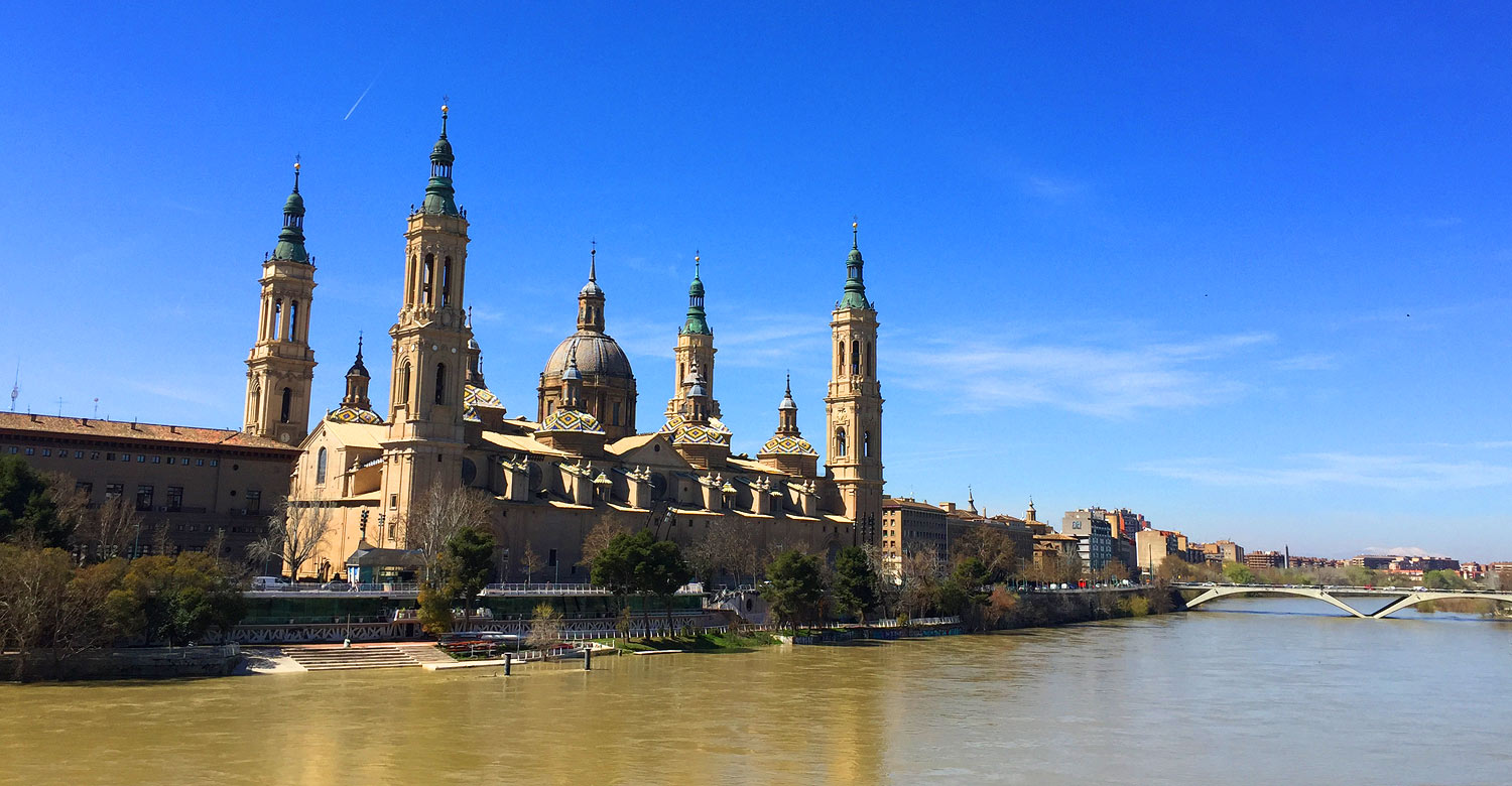 Basilica of Our Lady of the Pillar in Zaragoza, Spain