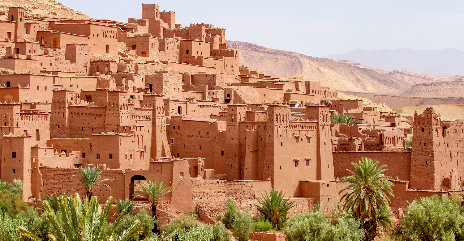 The UNESCO-listed village of Aït Benhaddou.