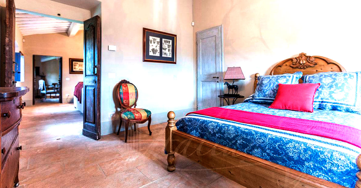 Bedroom of Villa Passignano