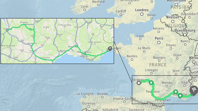 Paris → Bordeaux