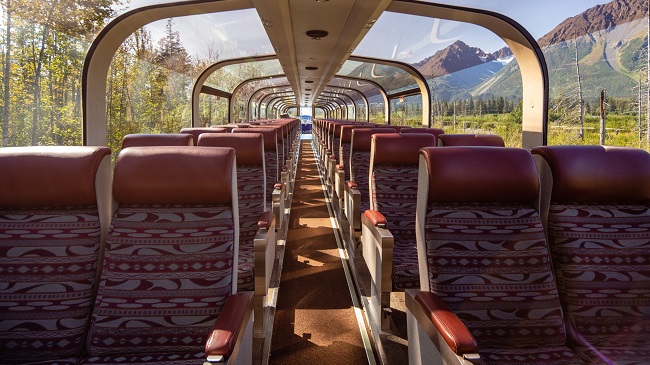 Onboard Alaska Railroad - GoldStar Service