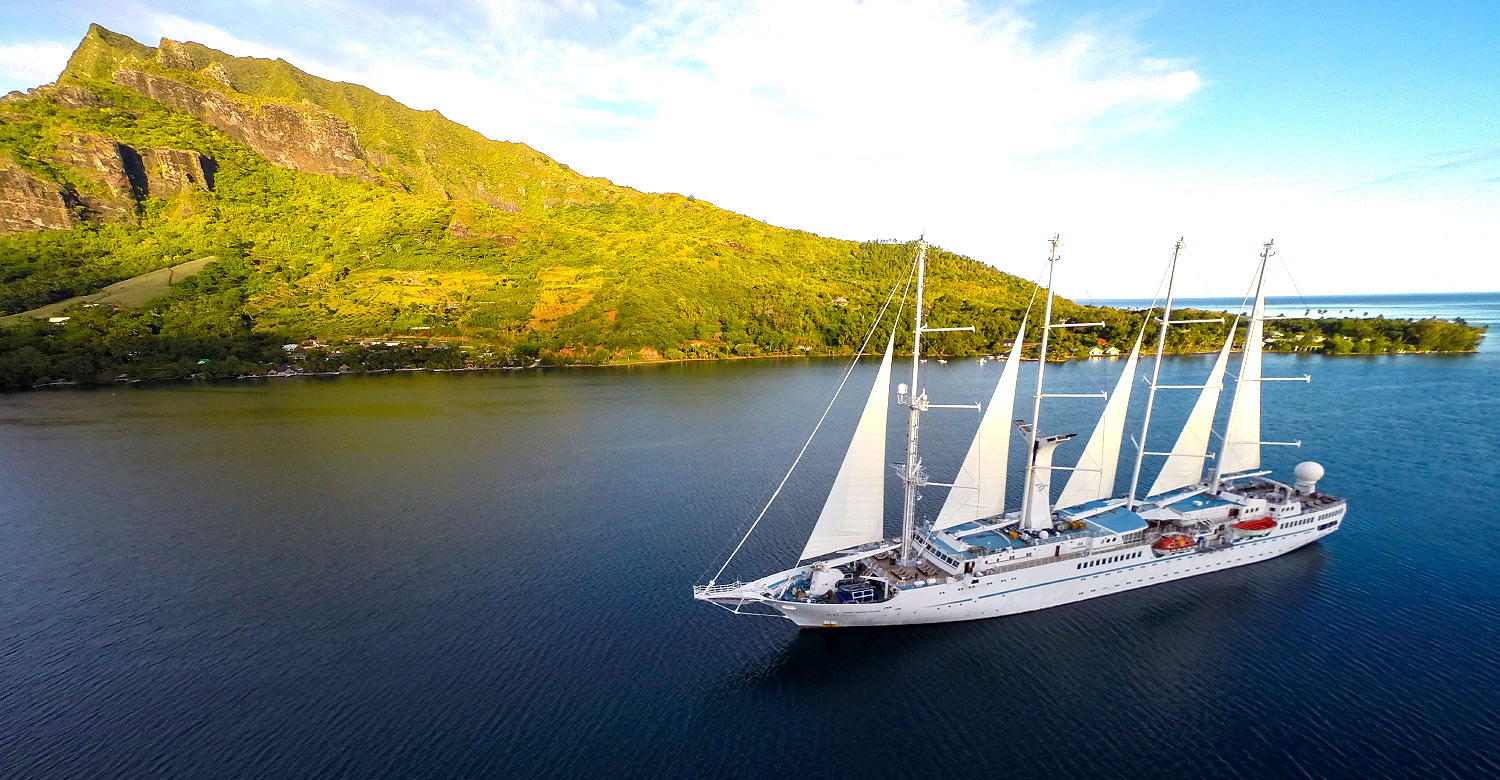 Bask in the beauty of Tahiti with a Wind Spirit cruising holiday.