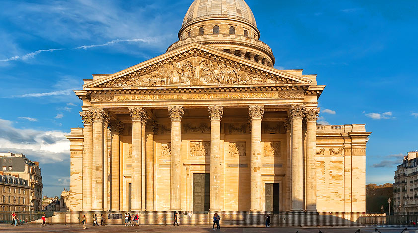 The Panthéon located in the Latin Quarter of Paris