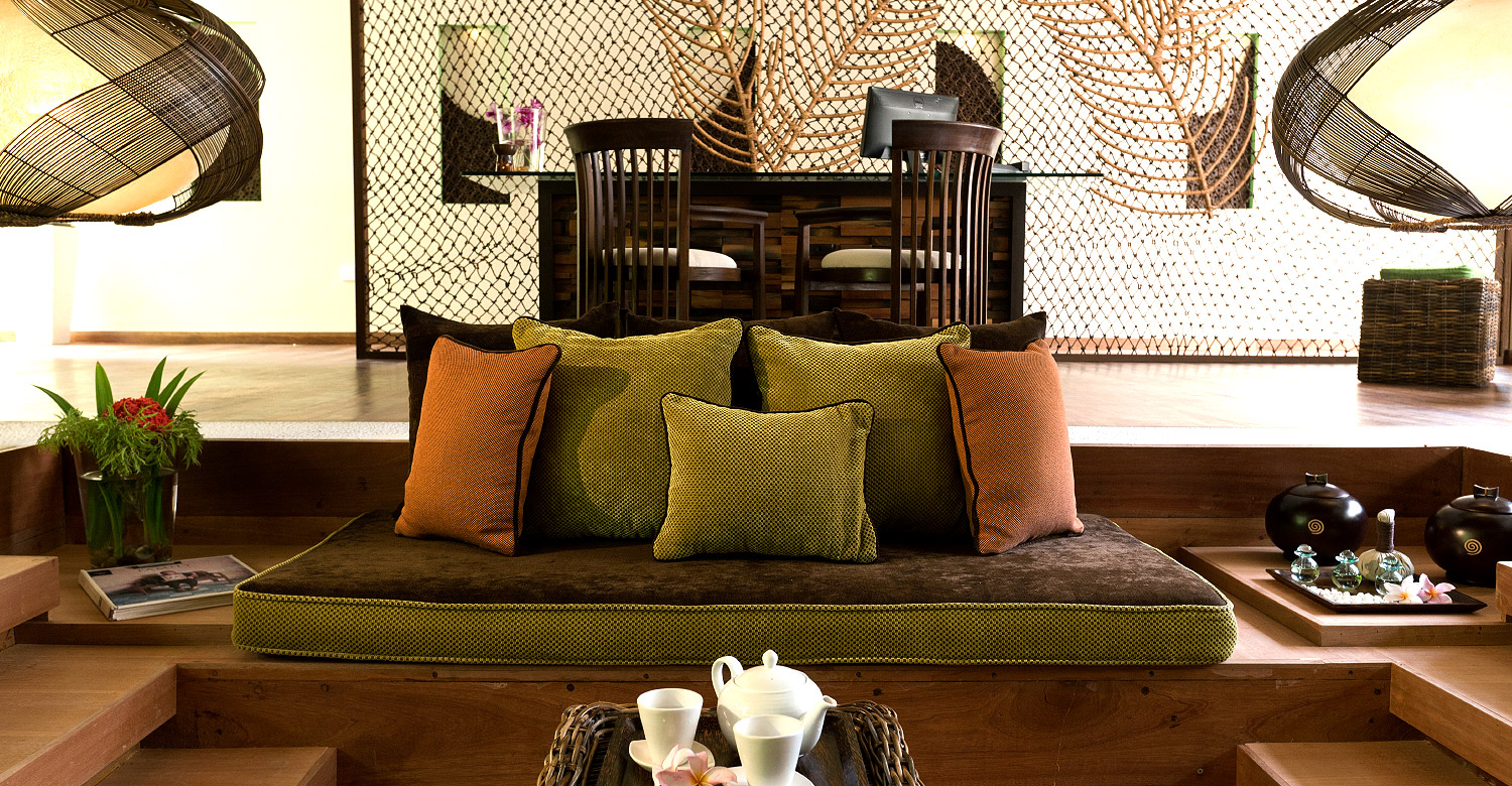 Unwind at the gorgeous spa area of Kurumba.
