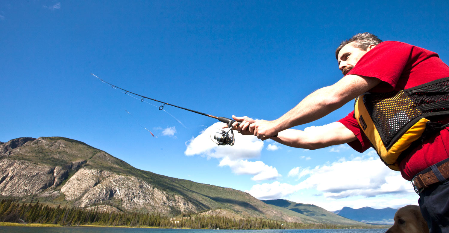 Fishing is more fun in Yukon.