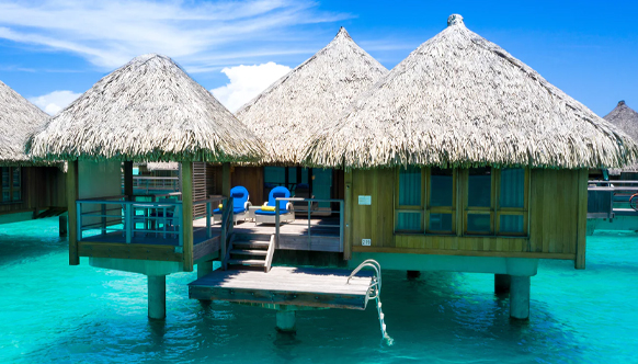 Overwater Deluxe Suite Villa Otemanu View