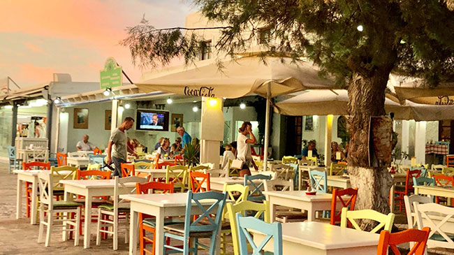 Athens → Piraeus Port → Naxos