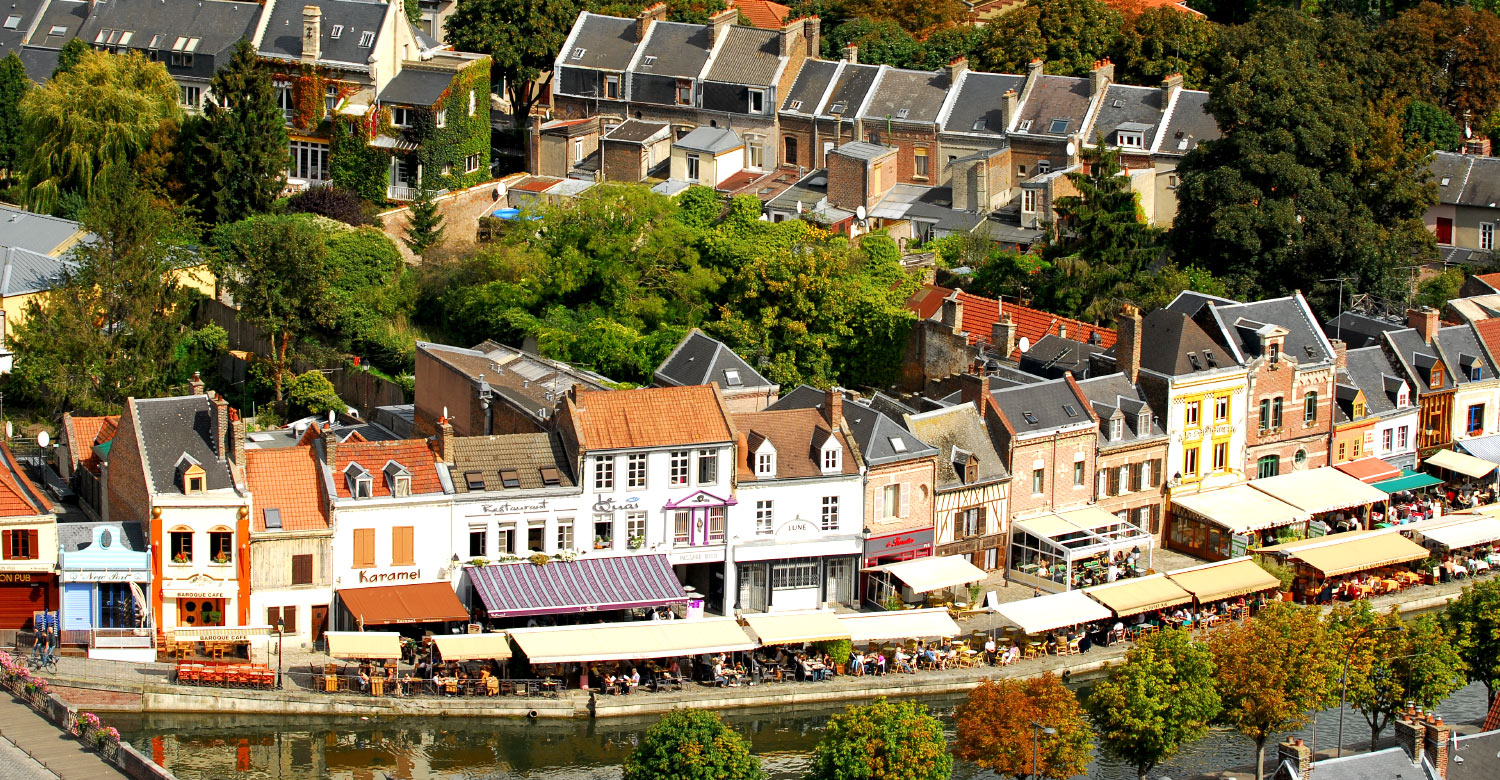 Visit Amiens, also known as the Venice of the North.