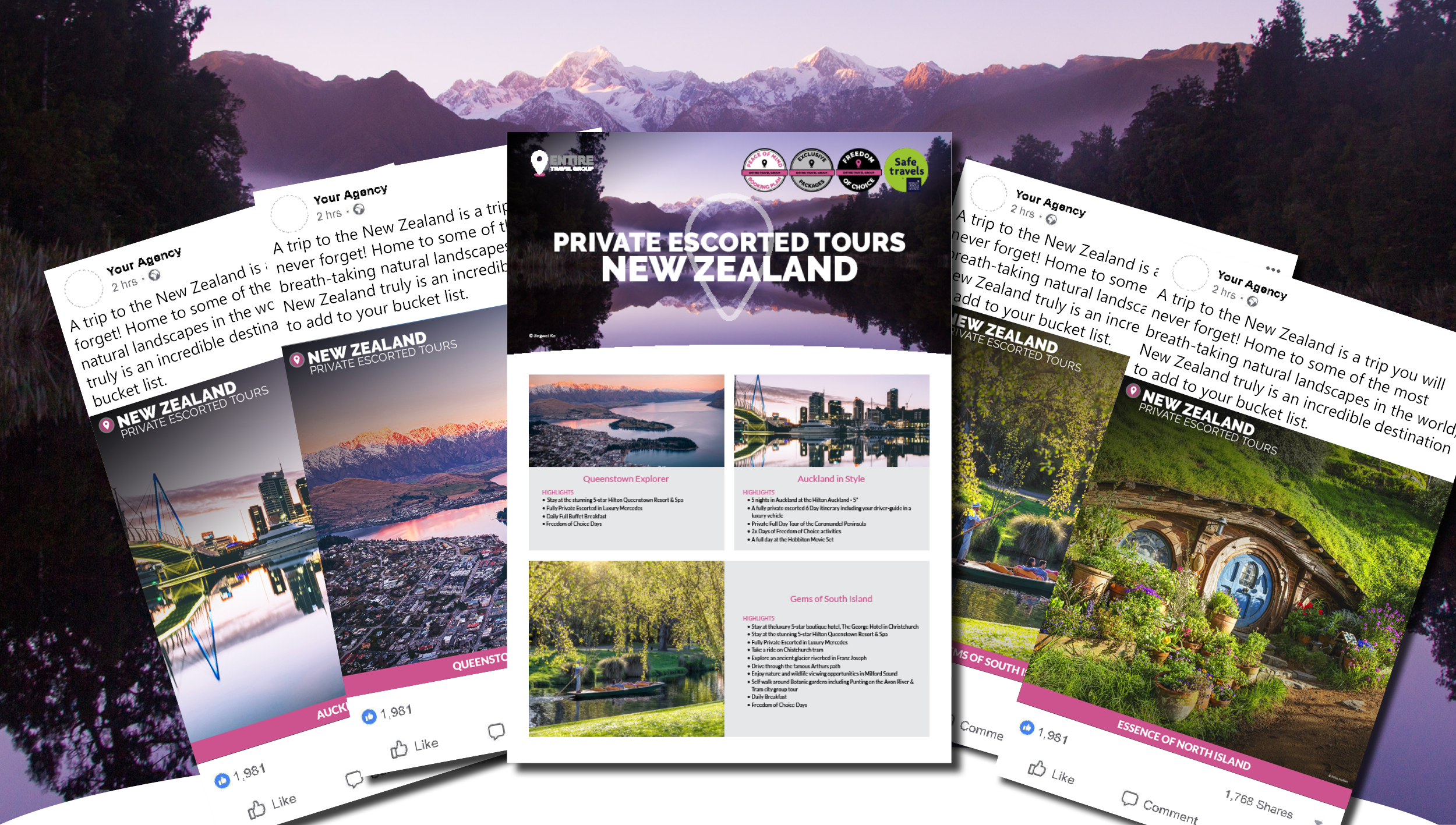 Private Escorted Tours - New Zealand (June 2022)