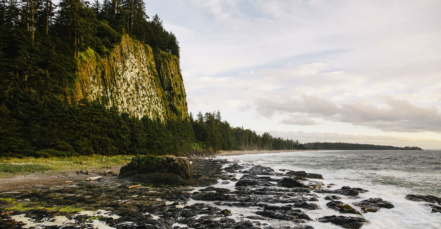Coastline of Naikoon Provincial Park in Haida Gwaii
