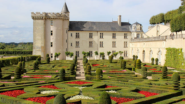 Amboise → Azay-le-Rideau→ Langeais → Villandry → Amboise