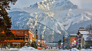 Winter in Banff, Canada
