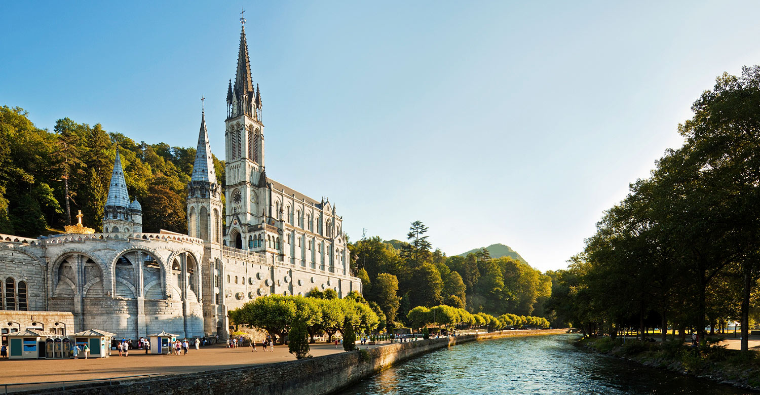 Sanctuary of Our Lady of Lourdes, France.