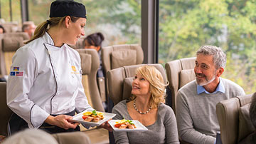 Experience world-class service aboard the Rocky Mountaineer