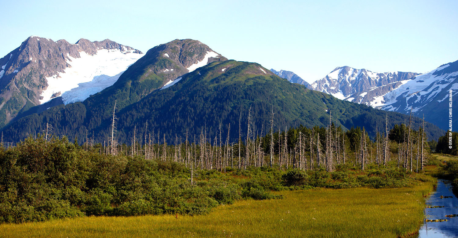 Travelling along the Turnagain Arm