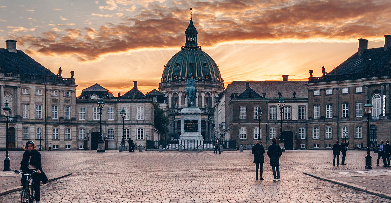 Amalienborg Square In Copenhagen