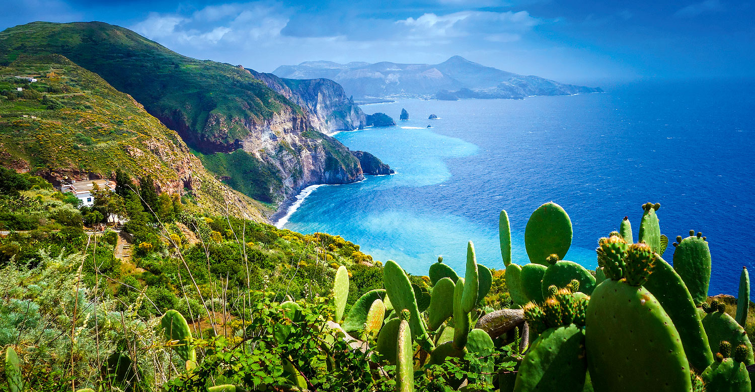 Lipari island, the biggest of the Aeolian Islands.