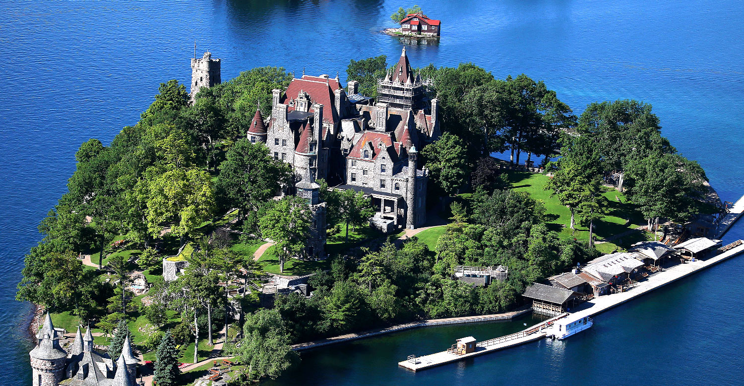 Boldt Castle stands magnificently in the stunning 1000 Islands.