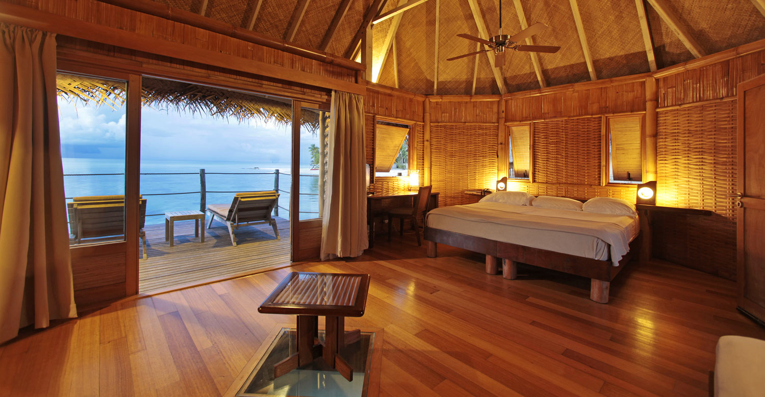 Overwater bungalow at Overwater bungalow at Tikehau Pearl Beach Resort