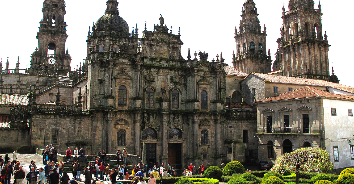 Receive your certificate upon reaching Santiago Cathedral.