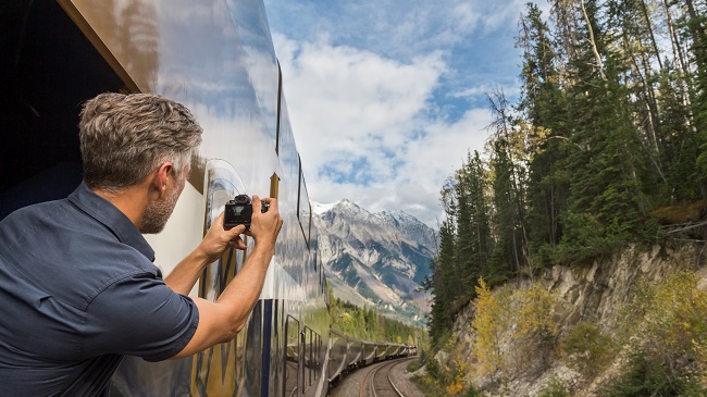 Onboard Rocky Mountaineer - GoldLeaf Service