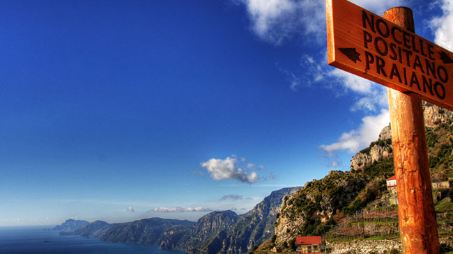 Amalfi Coast→ Furore→ Paths of Gods→Positano →Amalfi Coast
