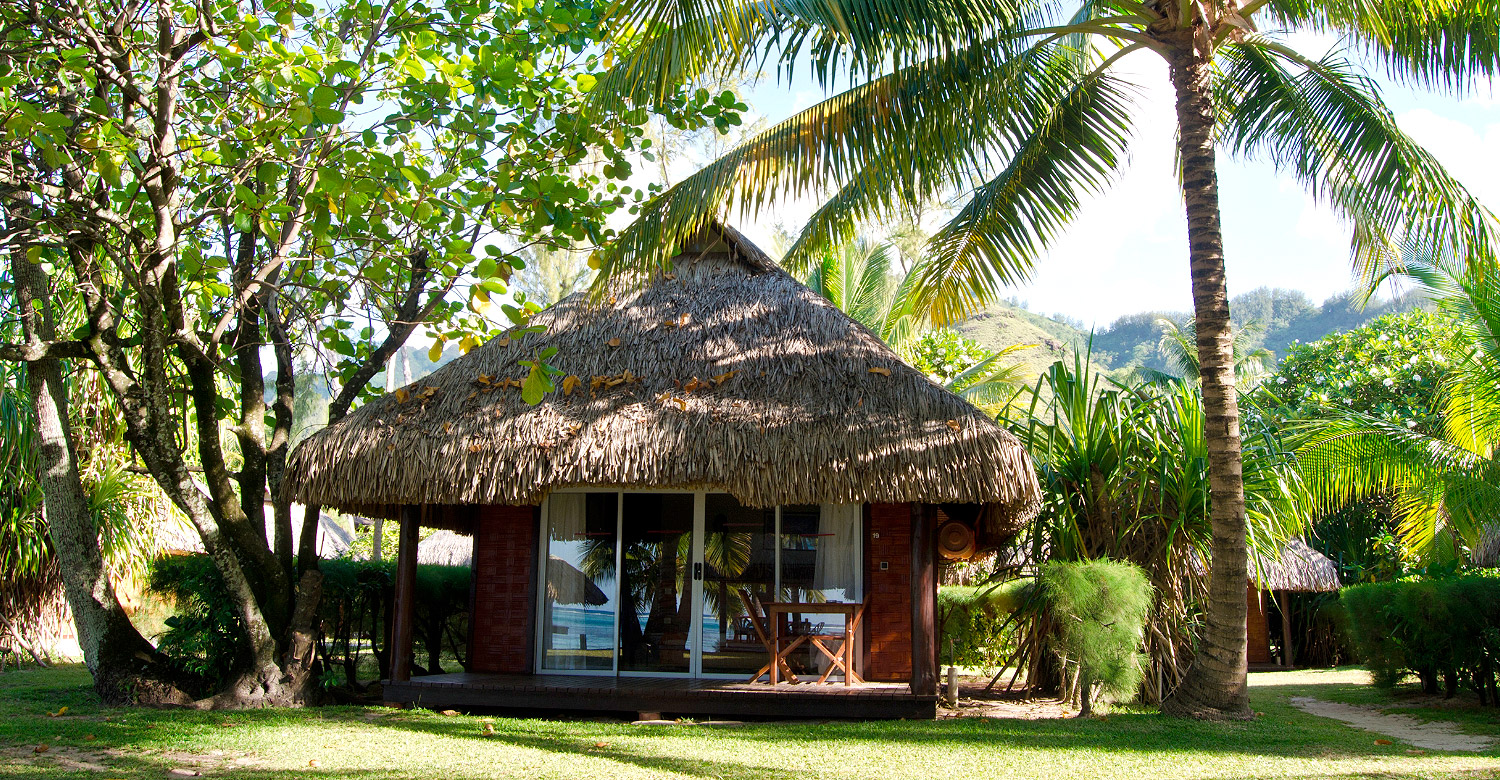 Standard bungalow accommodation at Les Tipaniers.
