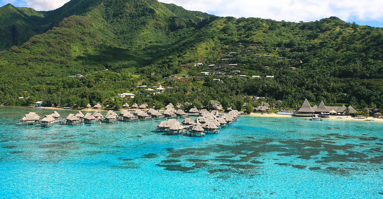 Sofitel Moorea Resort on one of the most beautiful white sand beaches of Moorea