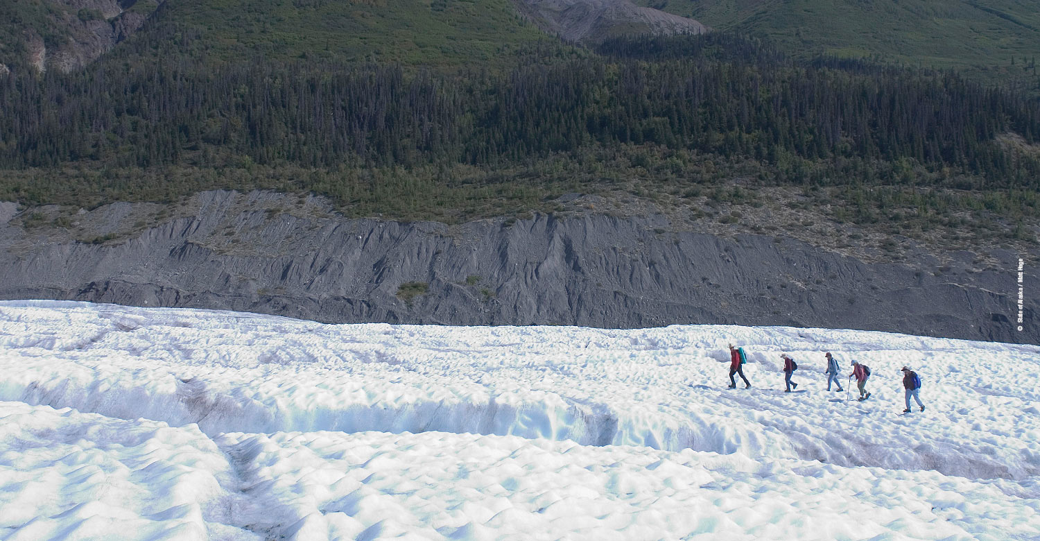 Root Glacier hike at Wrangell-St. Elias National Park