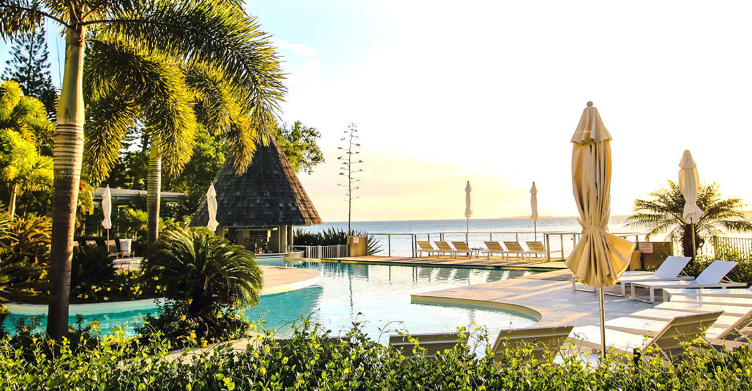 The gorgeous Chateau Royal Resort & Spa, located in the most beautiful beach in Noumea.