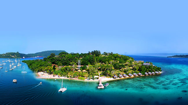 Vanuatu Airport → Iririki Island