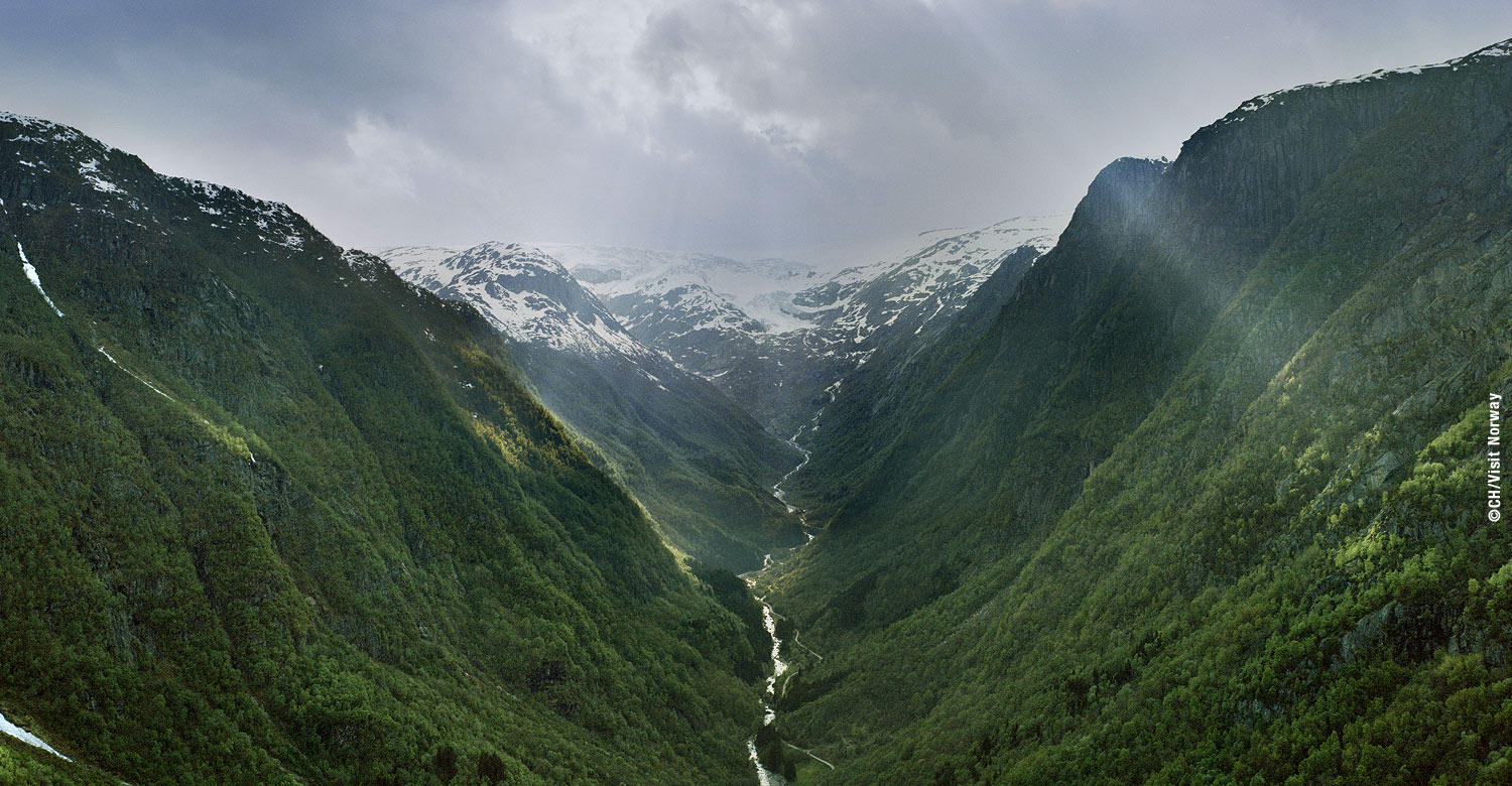 Stunning view of Hardangerfjord