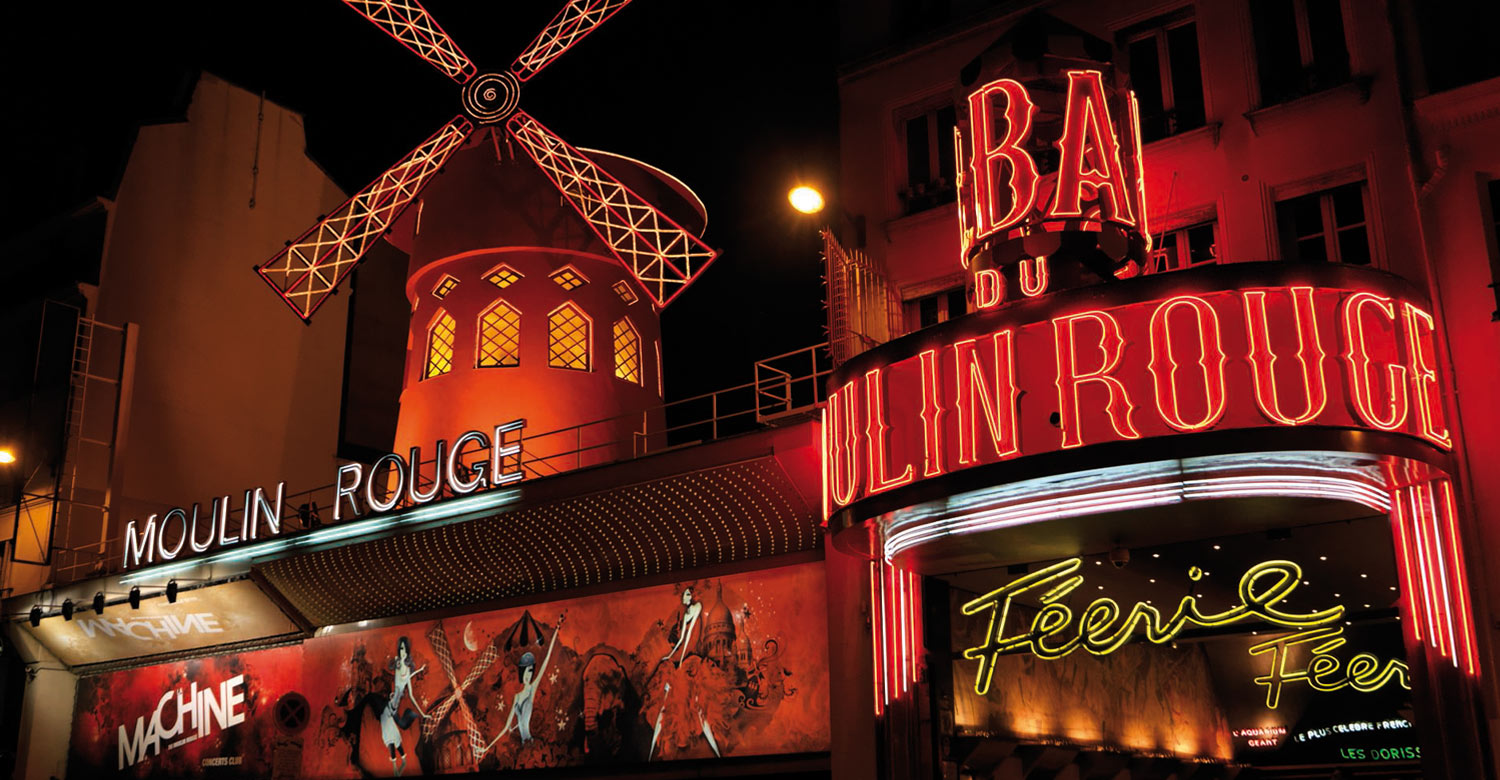 Moulin Rouge musical bar