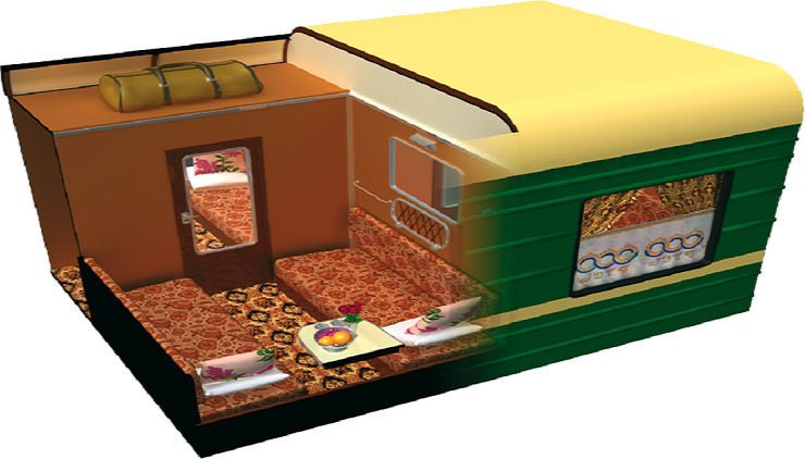 Aladdin (Two lower beds with shared facilities)