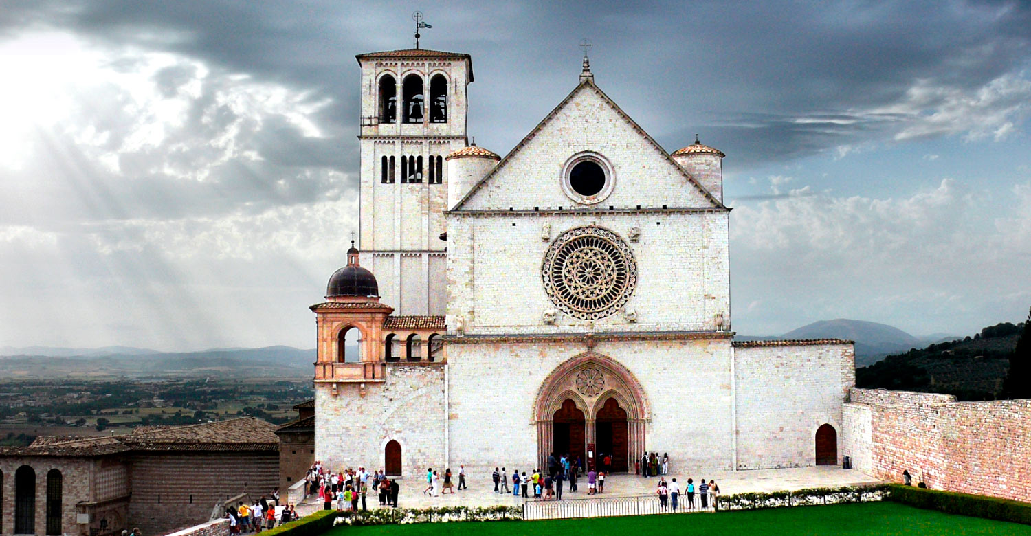 Basilica of Saint Francis of Assisi, Italy.
