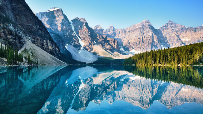 Jasper → Moraine Lake