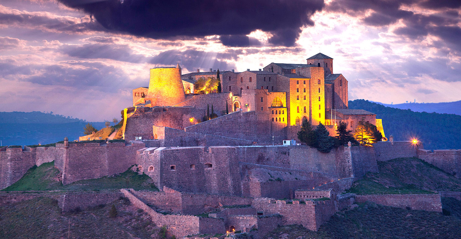 Paradores de Cardona, a 9th century castle converted to a hotel in Catalonia.