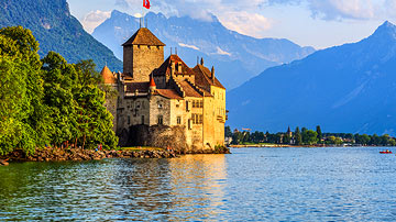 Discover Chillon Castle in Veytaux, Switzerland