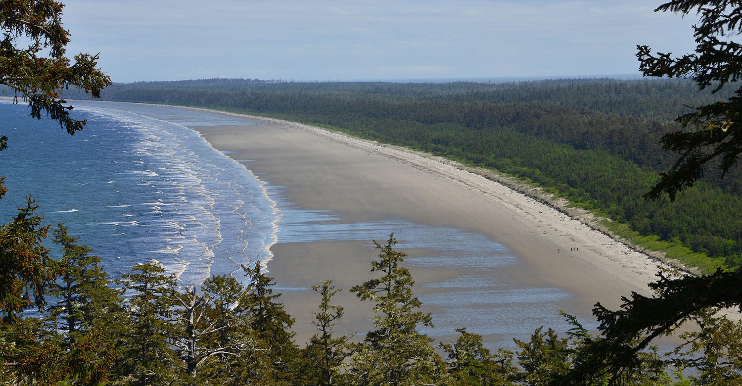 Panoramic view of Naikoon Provincial Park