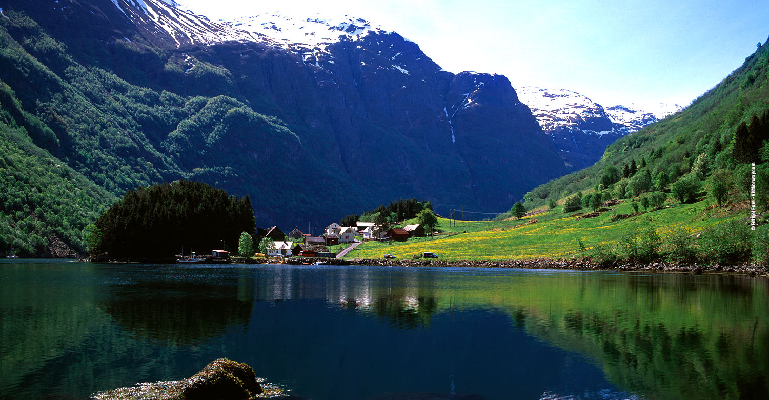 The stunning Naeroey fjord