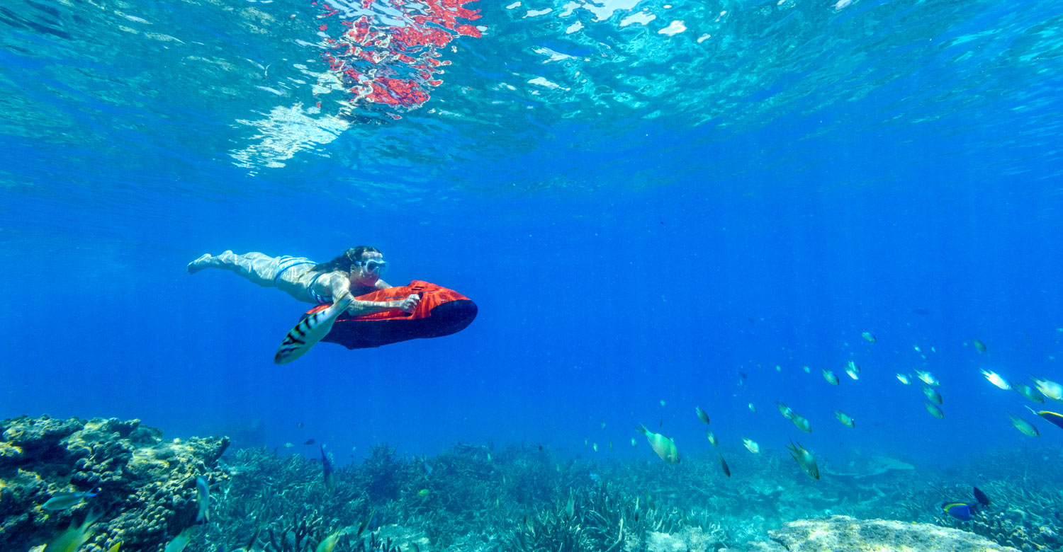 Snorkelling with a Seabob