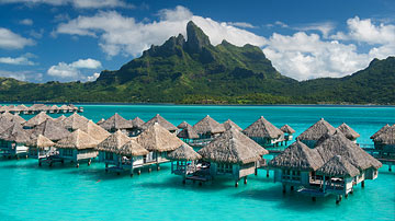Overwater villas at St. Regis Bora Bora