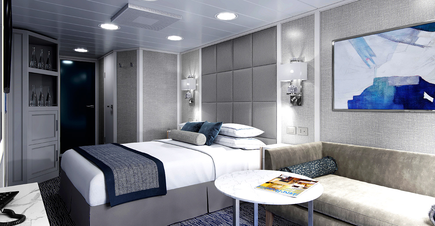 Concierge Level Veranda Suite at Regatta/Insignia cruise ship.