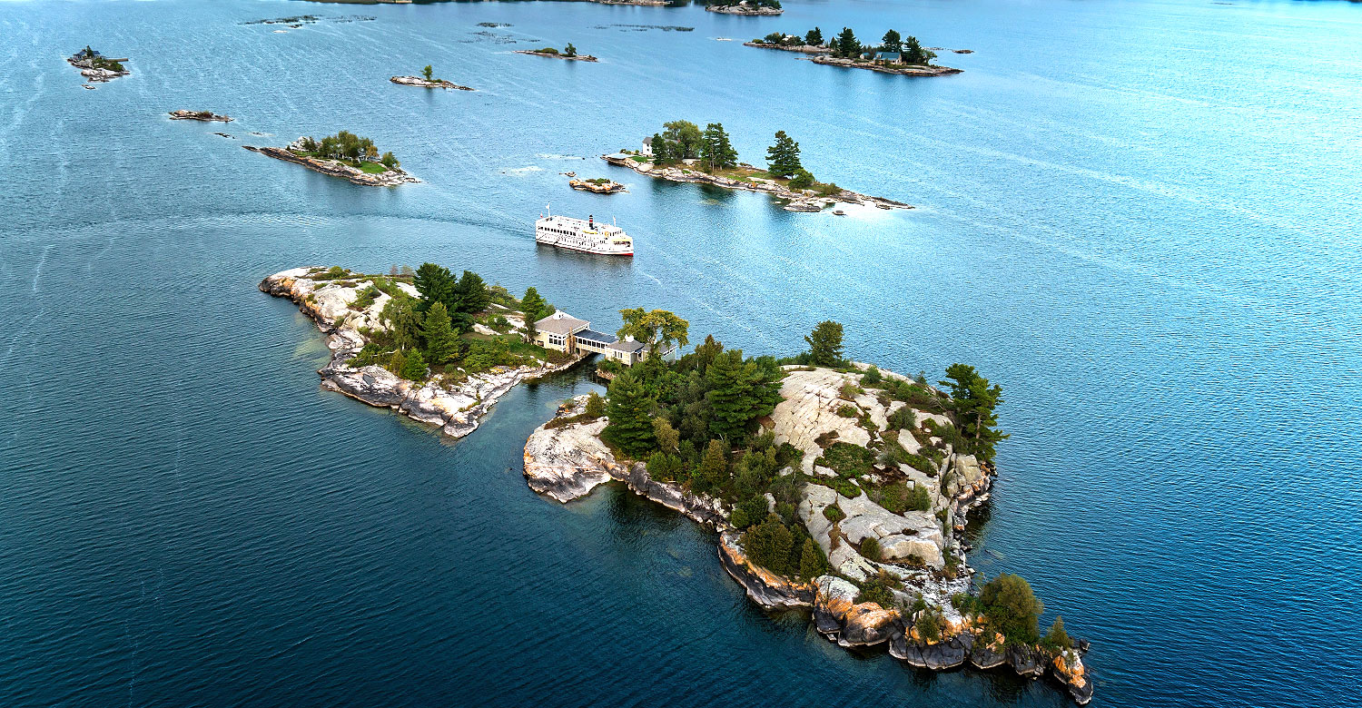 See the stunning Thousand Islands during your cruise.