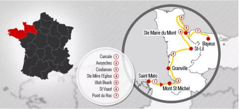 Brittany to Normandy Cycling Holiday