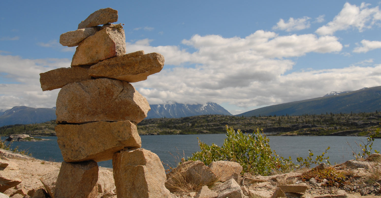 Overlooking the mighty Yukon River