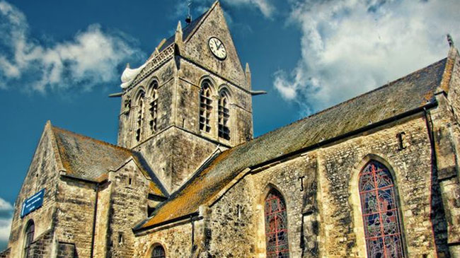 Saint Lô → Sainte Mère Église → Sainte Marie du Mont